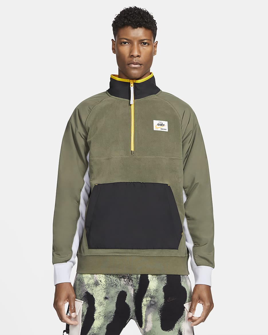 Nike half zip coat online